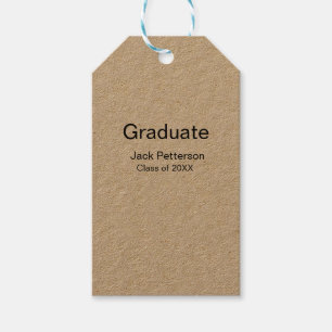 Simple Minimal afstuderen Add Name Modern Class Cadeaulabel