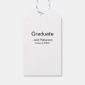 Simple Minimal afstuderen Add Name Modern Class Cadeaulabel (Voorkant)