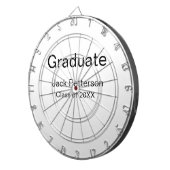 Simple Minimal afstuderen Add Name Modern Class Dartbord (Voorkant Rechts)