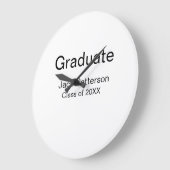 Simple Minimal afstuderen Add Name Modern Class Grote Klok (Hoek)