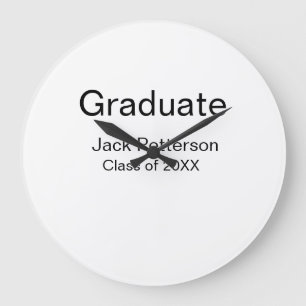 Simple Minimal afstuderen Add Name Modern Class Grote Klok