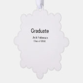 Simple Minimal afstuderen Add Name Modern Class Ornament Kaart (Links)