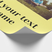 Simple Minimal Christmas Voeg je fototekst w Cadeaupapier (Hoek)