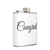 Simple minimal congratulations add your text name  heupfles (Rechts)