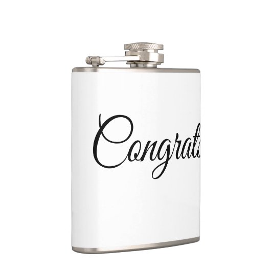 Simple minimal congratulations add your text name  heupfles (Rechts)