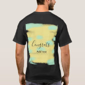 Simple minimal congratulations graduation add your t-shirt (Achterkant)