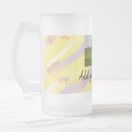 simple minimal customized name monogram text throw matglas bierpul (Links)