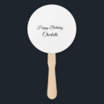 SIMPLE MINIMAL.CUTIE ADD NAME BABY happy birthday  Handwaaier<br><div class="desc">Design</div>