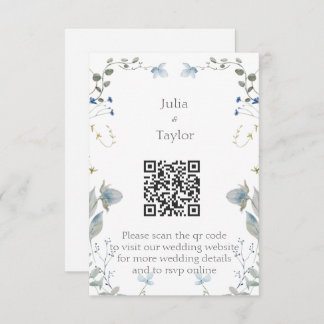 Simple Minimal Enclosure Card Informatiekaartje