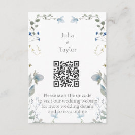 Simple Minimal Enclosure Card Informatiekaartje