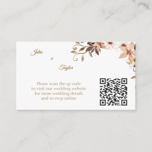 Simple Minimal Enclosure Card Informatiekaartje (Voorkant)