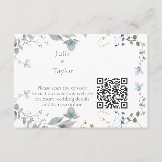 Simple Minimal Enclosure Card Informatiekaartje (Voorkant)