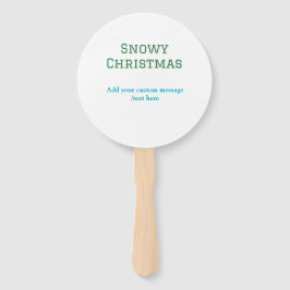 Simple minimal green happy holidays Christmas  Handwaaier