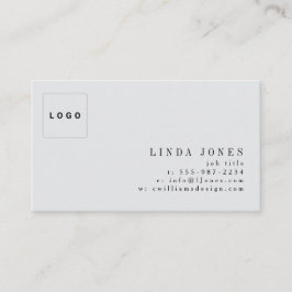 Simple Minimal Modern Professional Logo Photo Visitekaartje