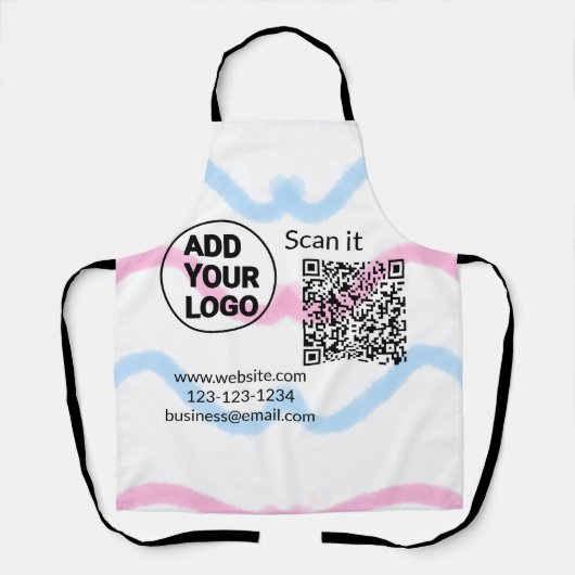 Simple minimal q r code add logo scan code name we schort (Voorkant)
