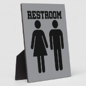 Simple Minimal Restroom Bathroom Toilet WC Fotoplaat (Zijkant)