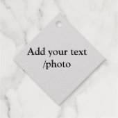 Simple Minimal Voeg uw logo-tekstgegevens toe foli Bedankjes Labels (Achterkant)