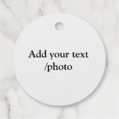 Simple Minimal Voeg uw logo-tekstgegevens toe foli Bedankjes Labels (Achterkant)