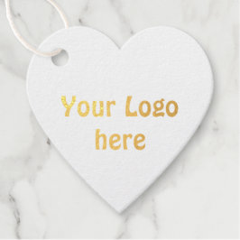 Simple Minimal Voeg uw logo-tekstgegevens toe foli Bedankjes Labels