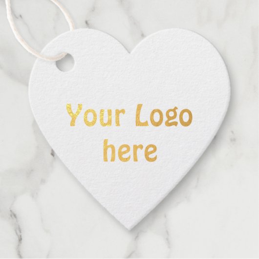 Simple Minimal Voeg uw logo-tekstgegevens toe foli Bedankjes Labels (Voorkant)