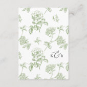 Simple Minimalist Black and White Details Wedding Informatiekaartje (Achterkant)