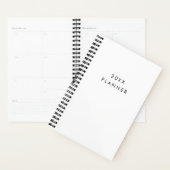 Simple Minimalist Black & White Planner (Display)