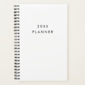 Simple Minimalist Black & White Planner (Voorkant)