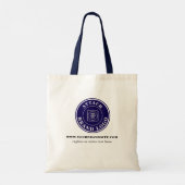 Simple Minimalist Custom Business Logo Promotion Tote Bag (Achterkant)