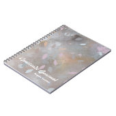 Simple minimalist elegant  chic boho trendy spiral notitieboek (Linkerzijde)