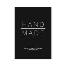 Simple Minimalist Handmade Business Support.
