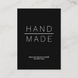 Simple Minimalist Handmade Business Support. Visitekaartje