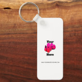 Simple Minimalist Logo Promotional Business  Sleutelhanger (Voorkant)