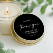 Simple Minimalist & Modern | Wedding  Ronde Sticker