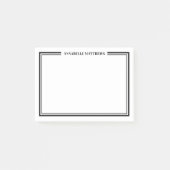 Simple Minimalist Monogram Post-it® Notes (Voorkant)