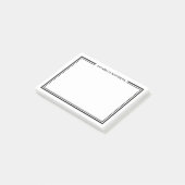 Simple Minimalist Monogram Post-it® Notes (Schuin)