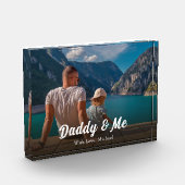 Simple Minimalist Photo Calligraphy Daddy and Me Fotoblokken (Links)