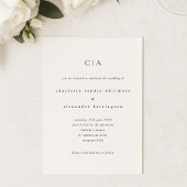 Simple, minimalist, small letters, small caps kaart