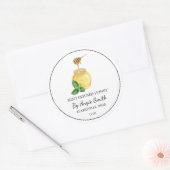 Simple Mint Infused Honey Label (Envelop)
