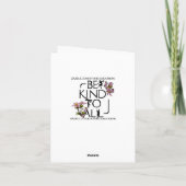 Simple Miss You Big Time Gevouwen Leeg Notitiekaartje (Achterkant)