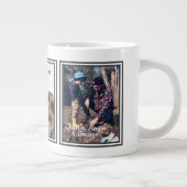 Simple Modern 3 Photo Happy Vaderdag Grote Koffiekop (Rechts)