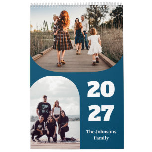 Simple Modern Aangepast 26 Foto's Familie 2027 Kalender