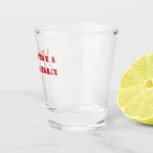 Simple Modern Austria National Flag Apparel  Shot Glas (Rechts)