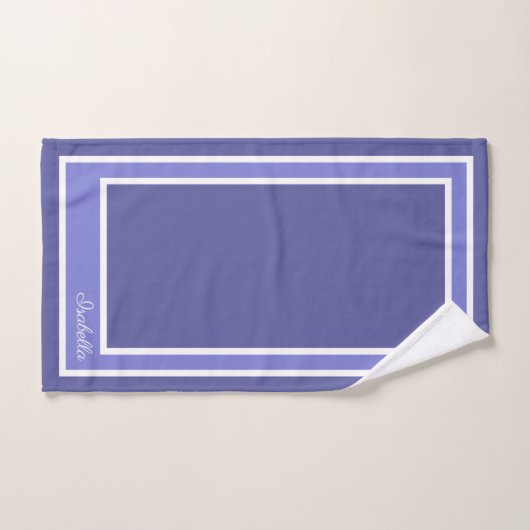 Simple Modern Blue Irish Bad Handdoek (Handdoek)