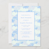 Simple Modern Blue Sky Clouds Baby shower Kaart (Voorkant)