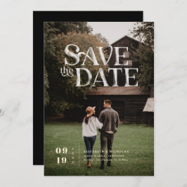 Simple Modern Boho | De foto bewaart de Datum Save The Date