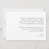 Simple Modern Boho | Foto bruiloft Hartelijk dank Bedankkaart