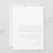 Simple Modern Boho | Foto bruiloft Hartelijk dank Bedankkaart (Achterkant)