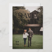 Simple Modern Boho | Foto Save the Date (Voorkant)