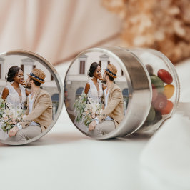 Simple Modern Boho | Trouwfoto Ronde Sticker