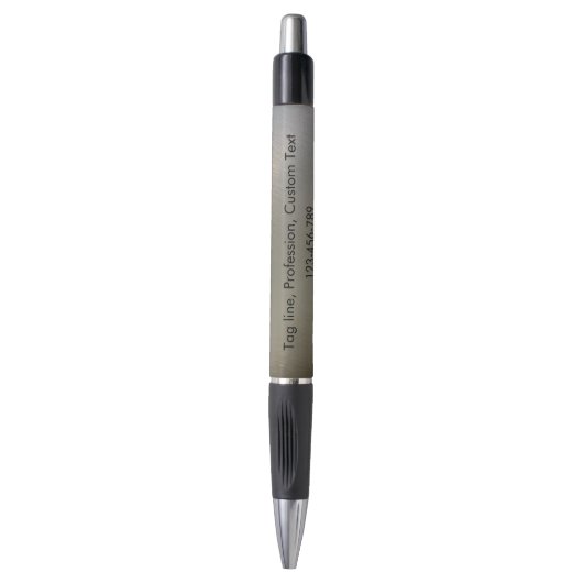 Simple Modern Brushed Metal Business Promotional  Pen (Voorkant Verticaal)
